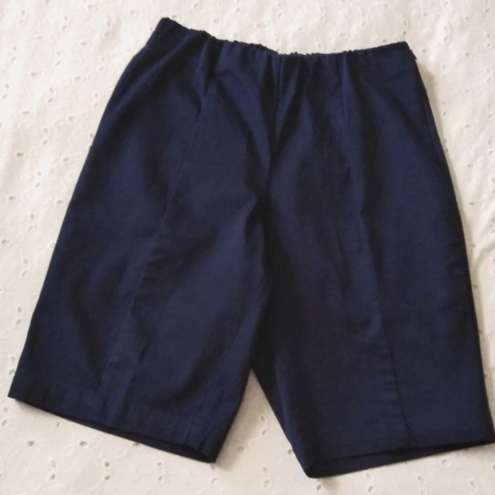 George Simonton Cotton Bermuda Shorts Navy Blue USA XS